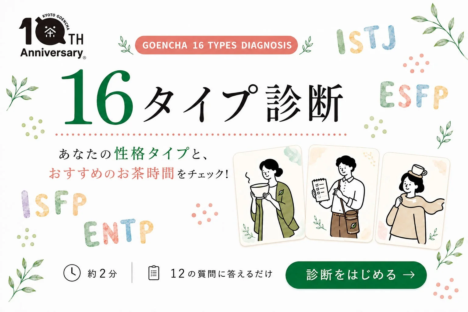 16タイプ診断の広告画像