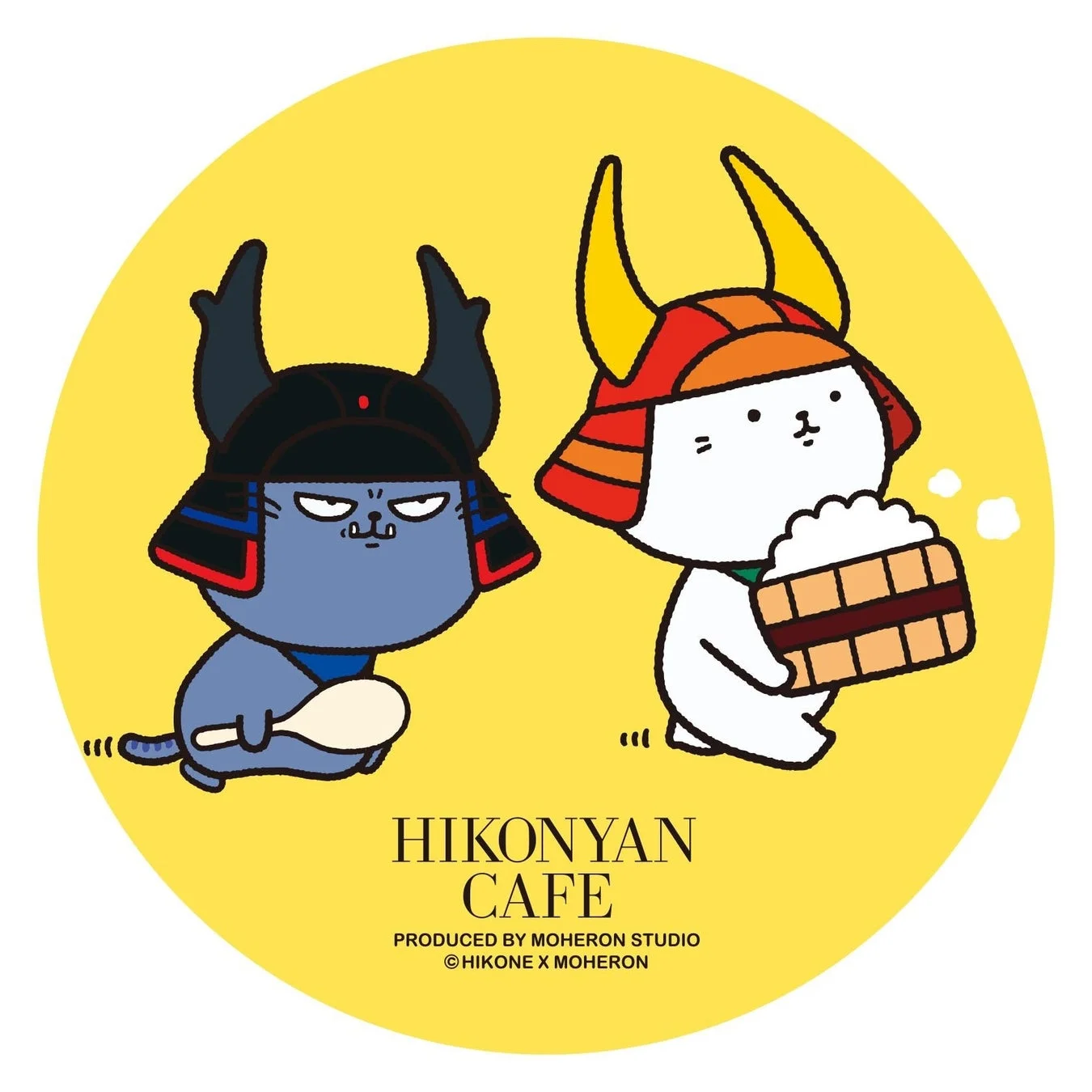 ひこにゃんカフェ オリジナルランダム缶バッジ デザイン6