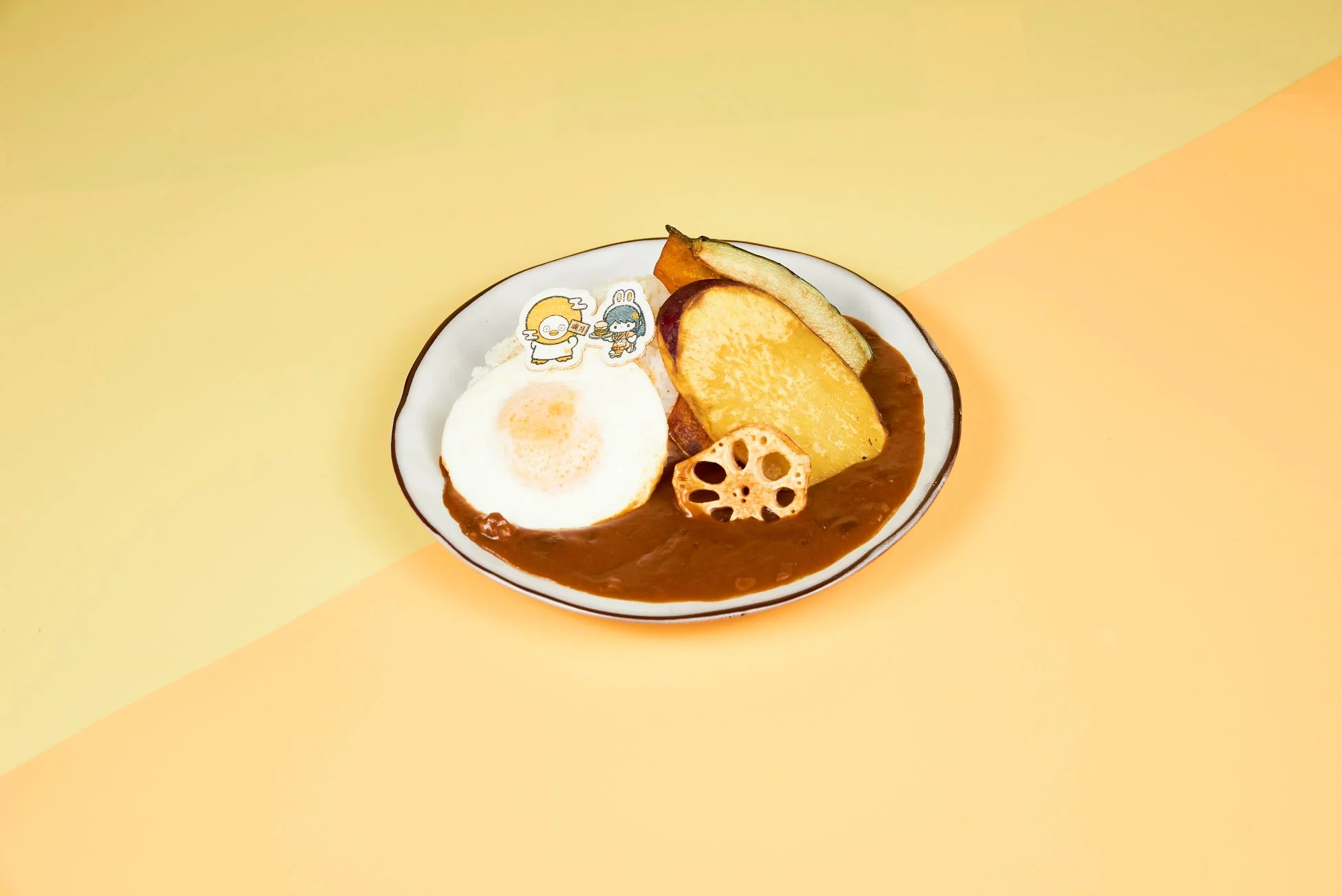 桂とエリザベスの月見カレー