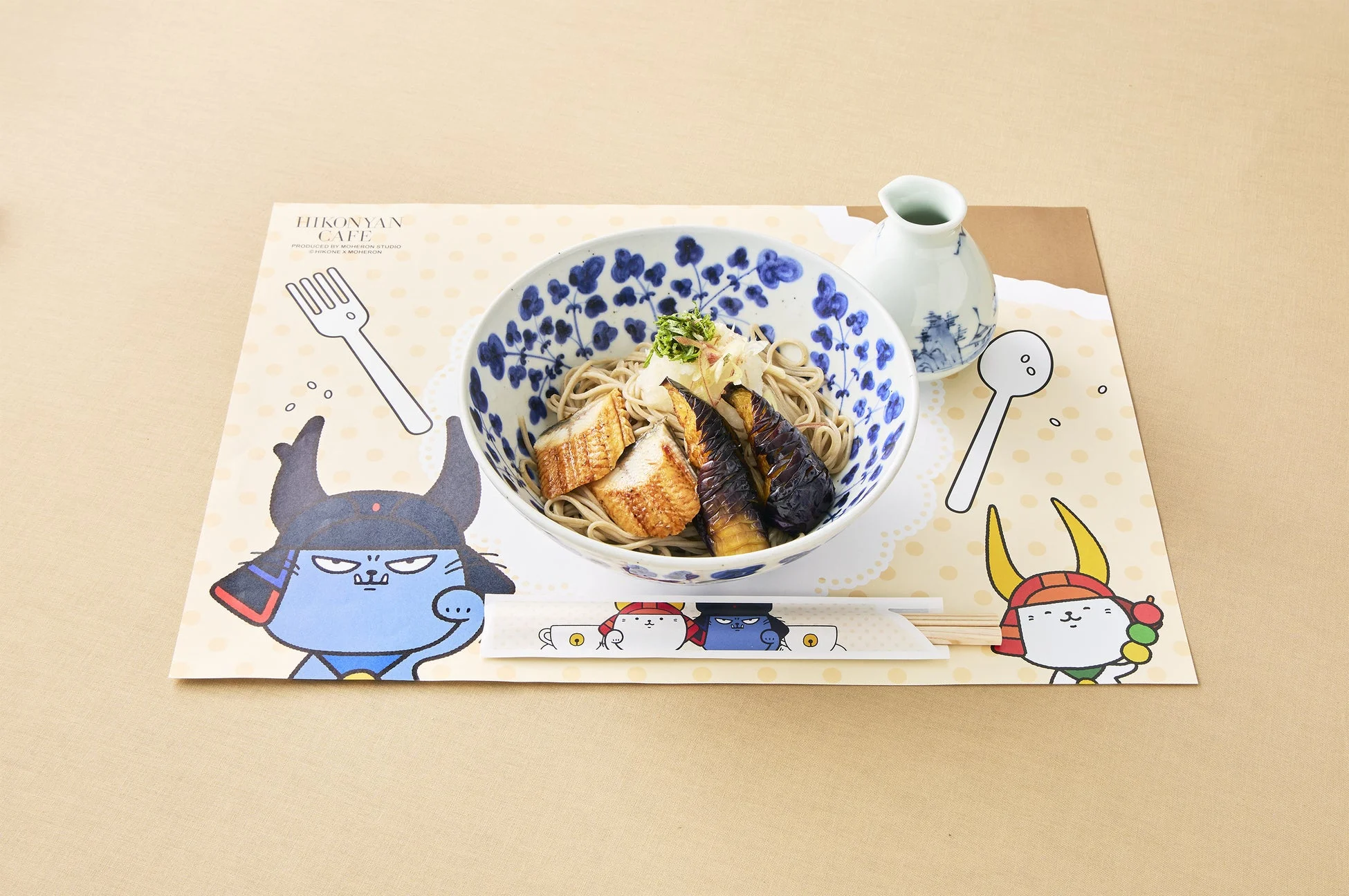 ひこにゃんカフェの蕎麦メニュー2