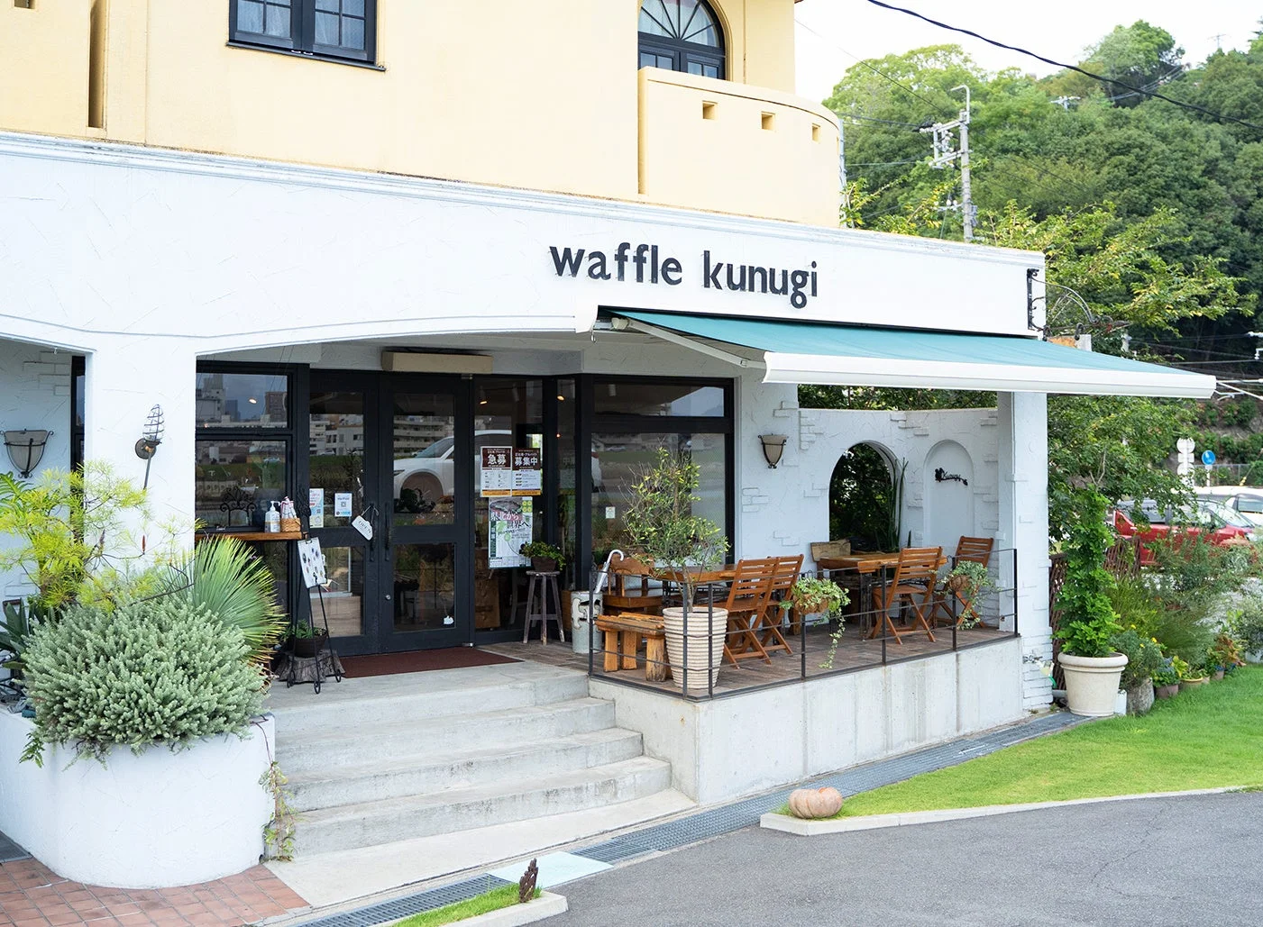 櫟 kunugi café 太田川店外観